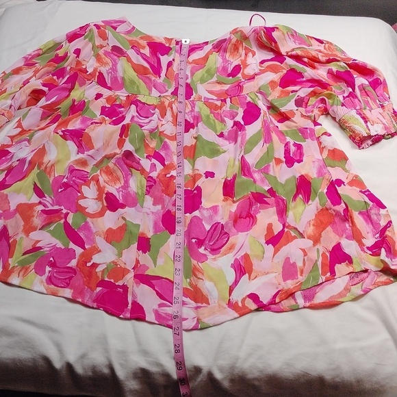 Terra & sky women's short sleeved top size 1X - Picture 10 of 13